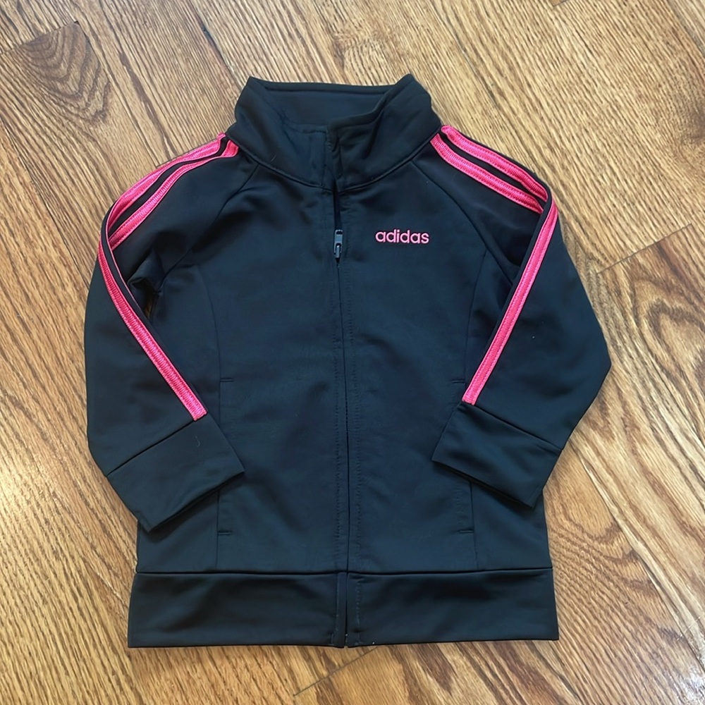 Adidas Zip Up Jacket/Coat. Size 12 Months. Like New Condition. - Picture 2 of 10